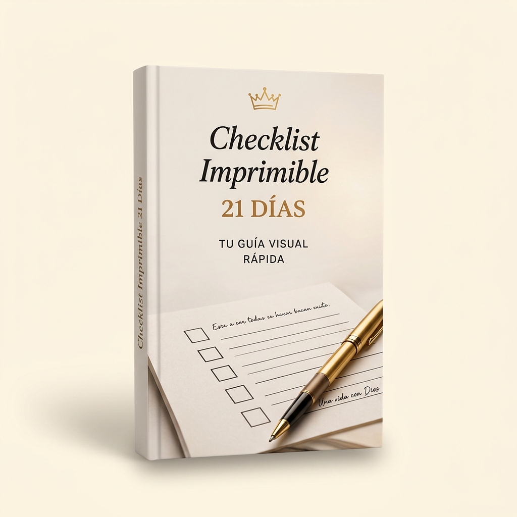 Checklist Imprimible de 21 Días